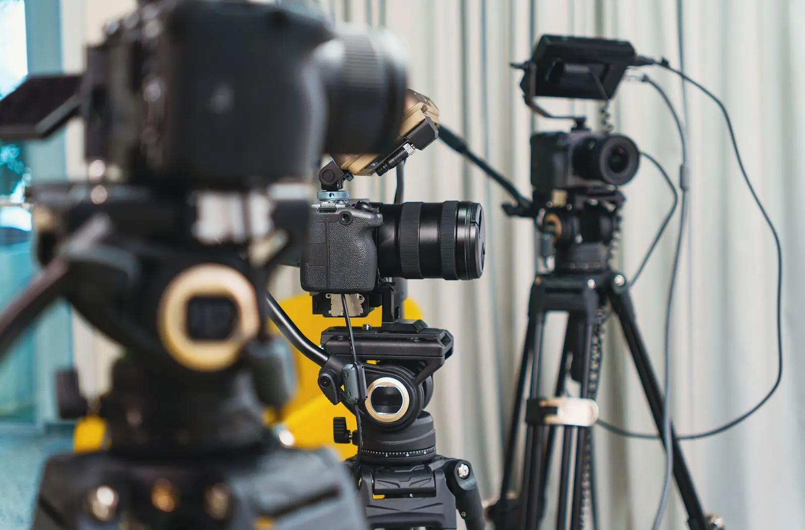Estúdio de produção de vídeo profissional