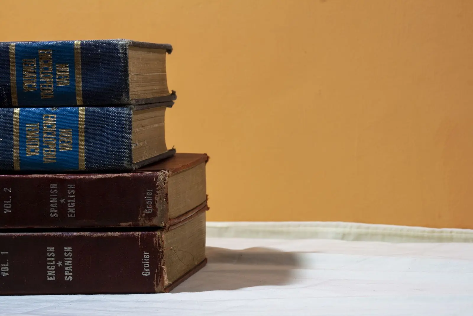 Pilha de livros empilhados